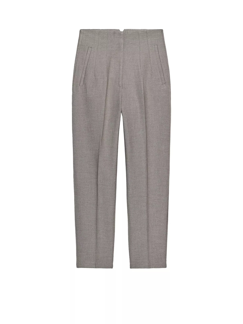 Zara Men's Slim Gray Dress Trousers